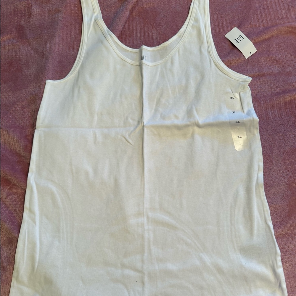 2 layering White Tank Tops
